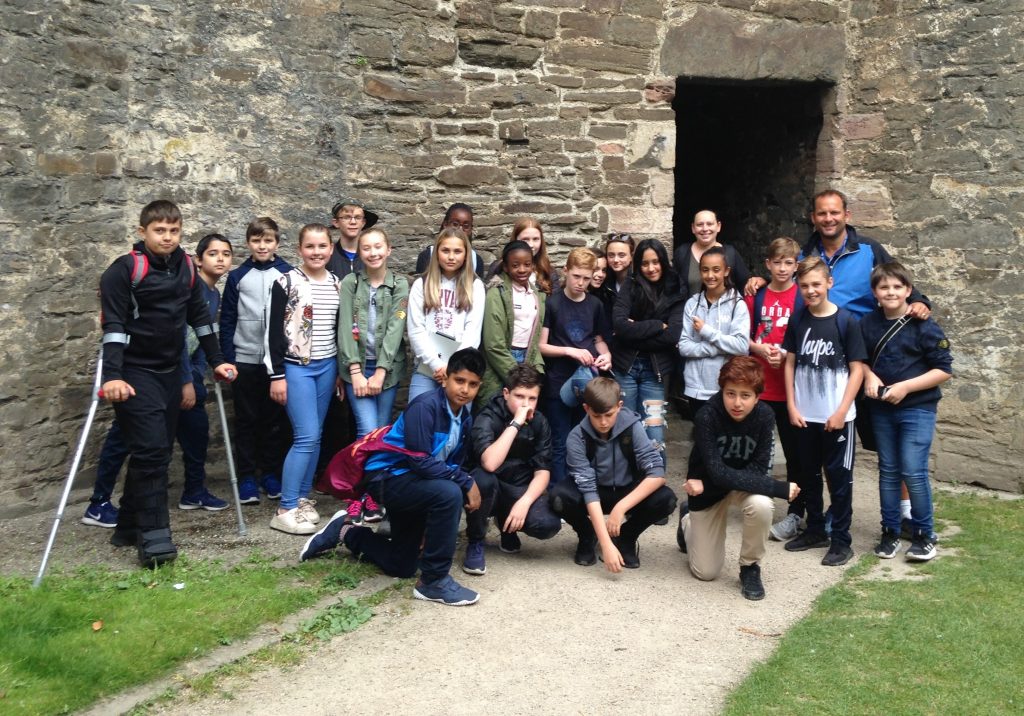 Bridgewater year 7 excursion Conwy Castle