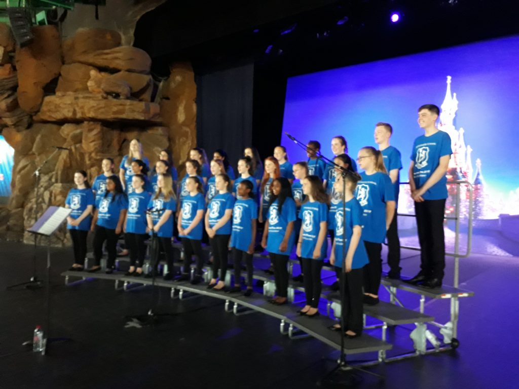 Bridgewater vocal group performs at Disneyland Paris