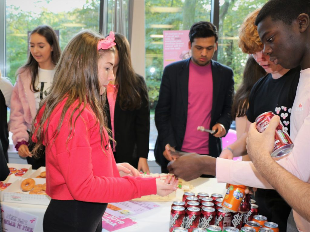 Bridgewater students wear it pink for Breast Cancer Now