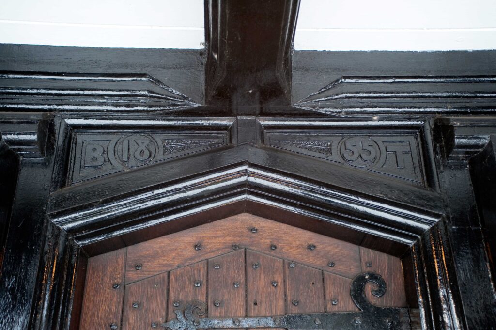 Bridgewater School Drywood Hall 1855 datestone