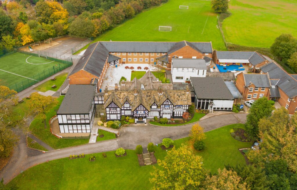 Bridgewater School overhead image