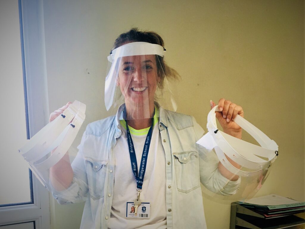 Bridgewater DT Dept make vital PPE for health workers