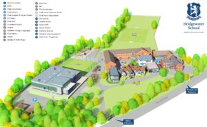 Bridgewater School Worsley 3D siteplan