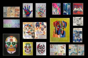 June Artwork of the Month display 2020