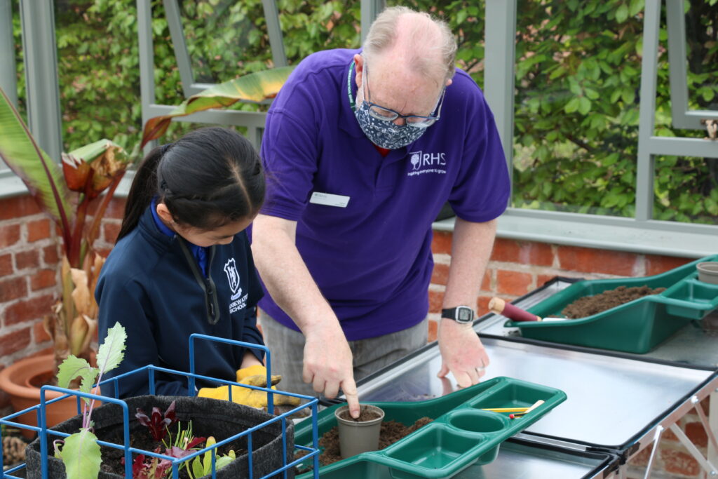 Bridgewater School visits RHS Garden Bridgewater