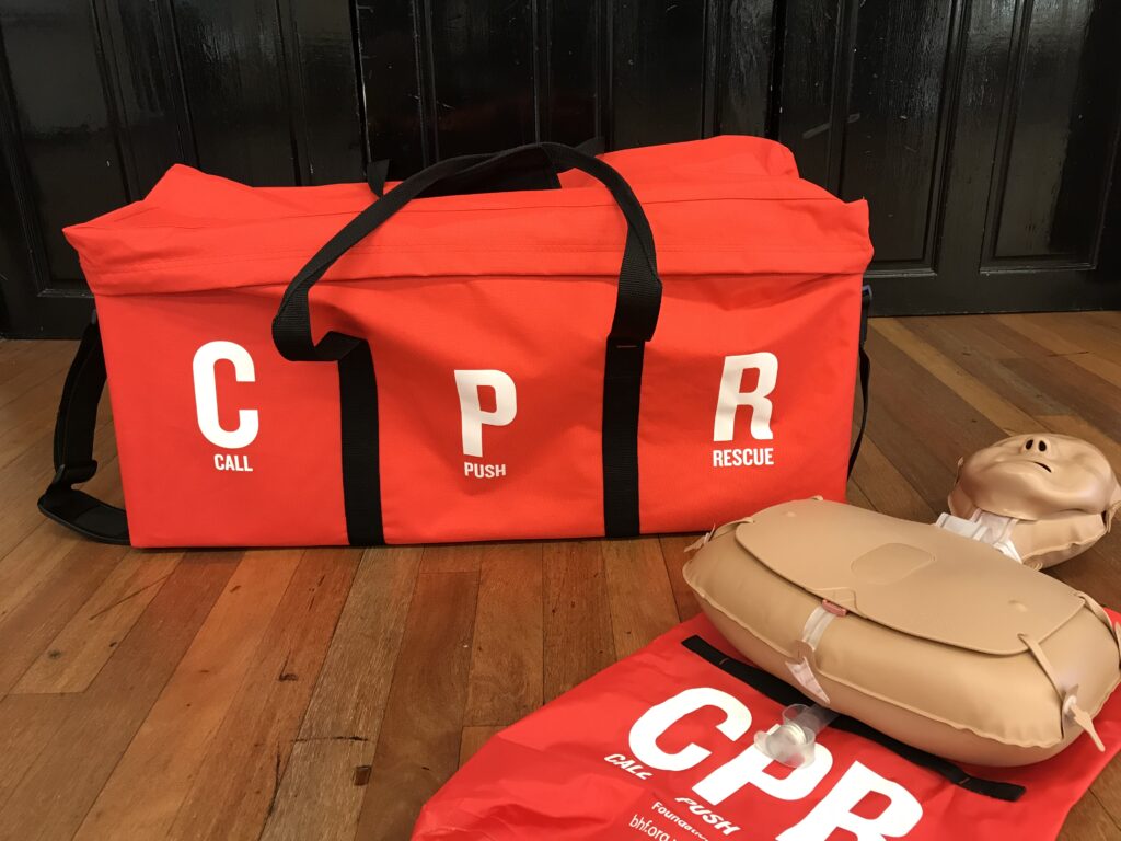 CPR training at Bridgewater School