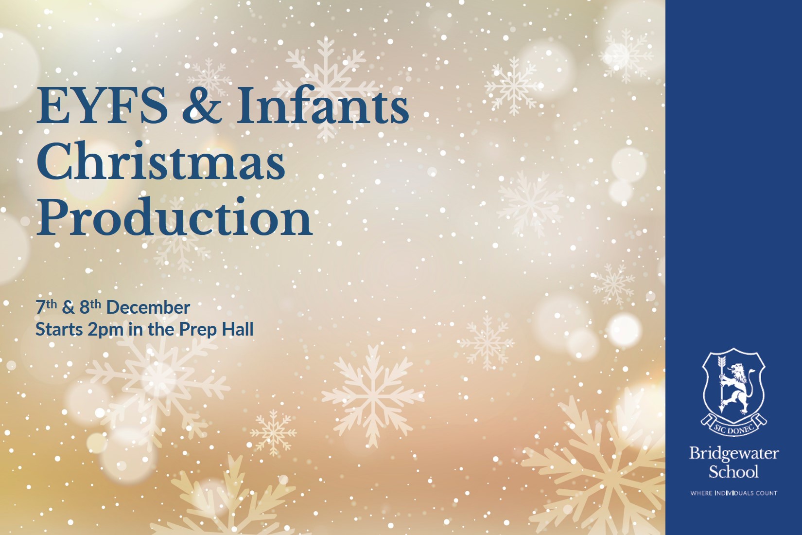 EYFS and KS1 performance - Bridgewater School