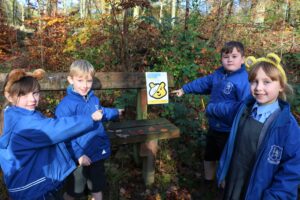 Bridgewater children search for Pudsey Bear in aid of BBC Children in Need