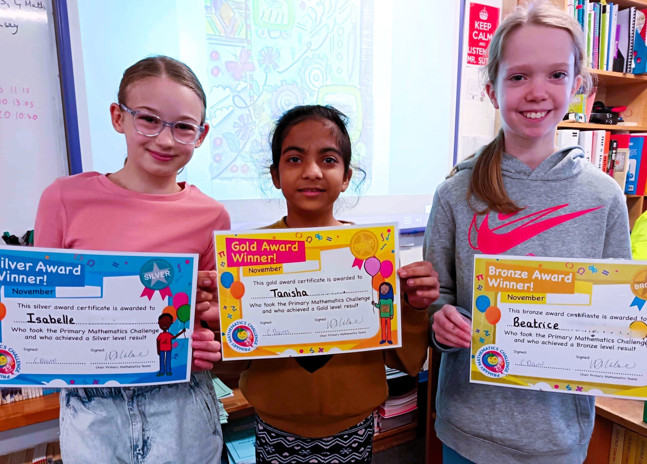 Primary maths challenge 2024 bridgewater school